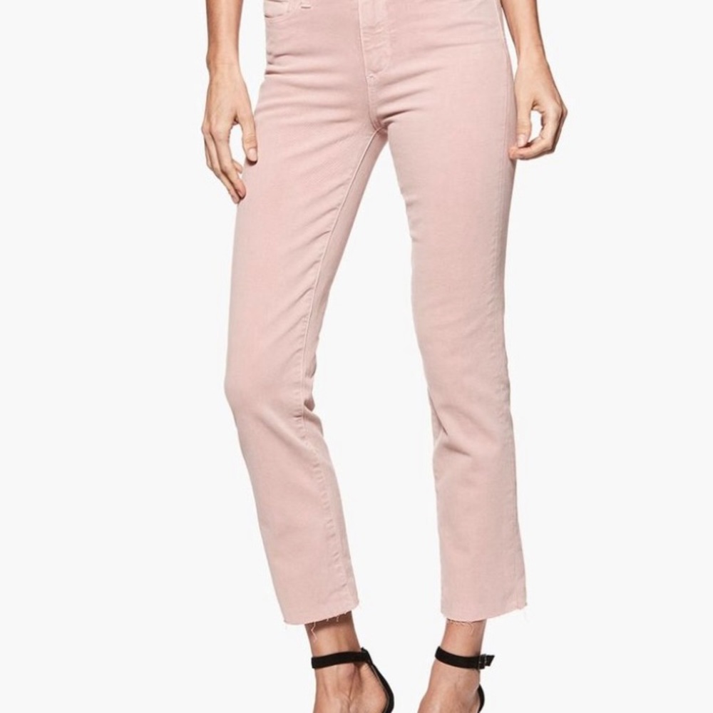 Paige Jacqueline straight in vintage misty rose. Size 28